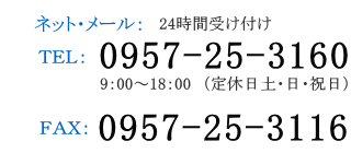 電話、ファックス番号